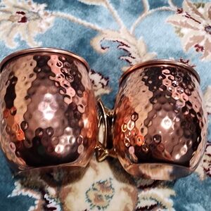 Eco One Copper Hammered Mug By Silver One International